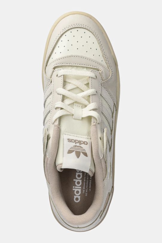 Кожаные кроссовки adidas Originals Forum Low Cl бежевый IH7826