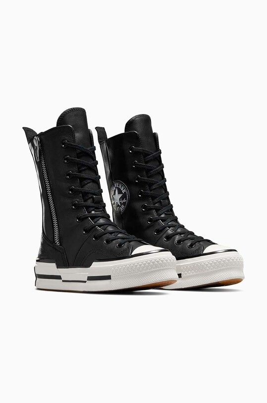 Converse leather trainers Chuck 70 Plus Xhi A08340C black AW24