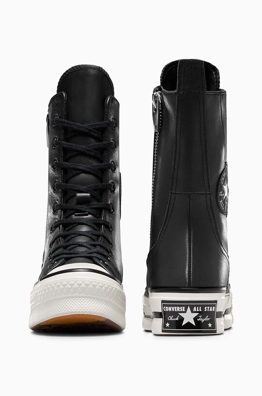 Shoes Converse leather trainers Chuck 70 Plus Xhi A08340C black