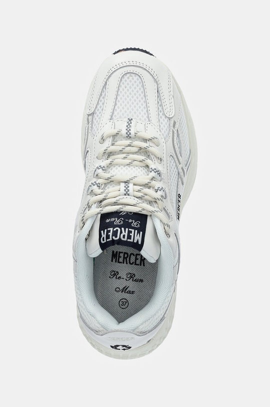 Sneakers boty The Mercer Brand The Re-Run MAX Nappa bílá ME243011.100