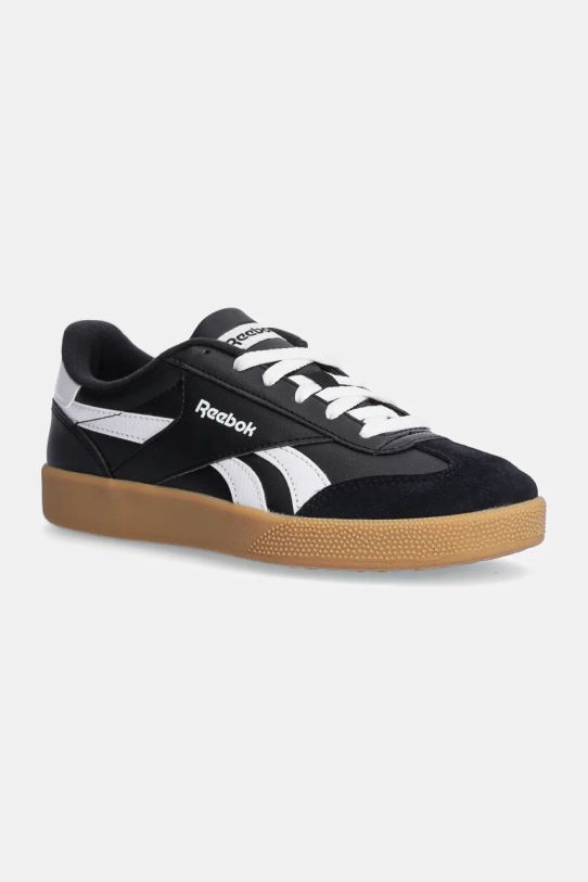 Кроссовки Reebok Classic Smash Edge S имитация замша чёрный 100208246