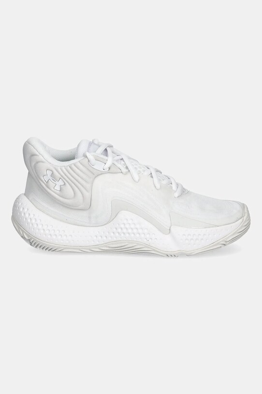 Under Armour pantofi de basketball Spawn 6 Mid 3027647 alb AW24