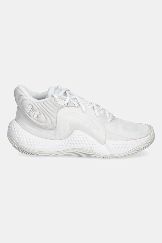 Under Armour obuwie do koszykówki Spawn 6 Mid 3027647 biały AW24
