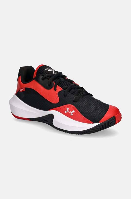 Under Armour obuwie do koszykówki Lockdown 7 Low tekstylny czerwony 3027646