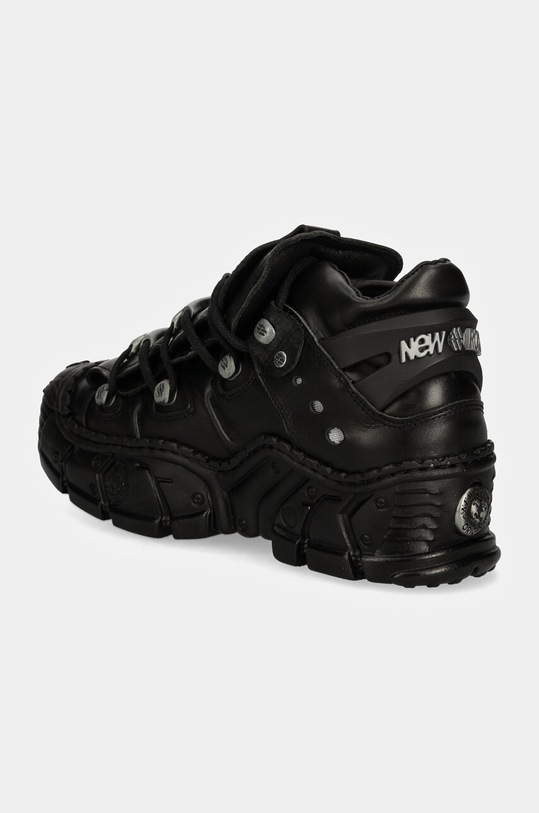 Obuwie New Rock sneakersy skórzane CRUST NEGRO + LUXOR NEGRO + IMPACT NEGRO M.IMPACT016.C11 czarny