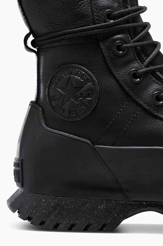 Кожаные кроссовки Converse Chuck Taylor All Star Lugged 2.0 CC XHi A11162C чёрный