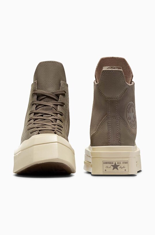 Обувки Високи кецове Converse Chuck 70 De Luxe Squared Coffee Break A10420C сив
