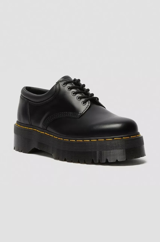 Kožené polobotky Dr. Martens 8053 Quad DM24690001 černá AW24