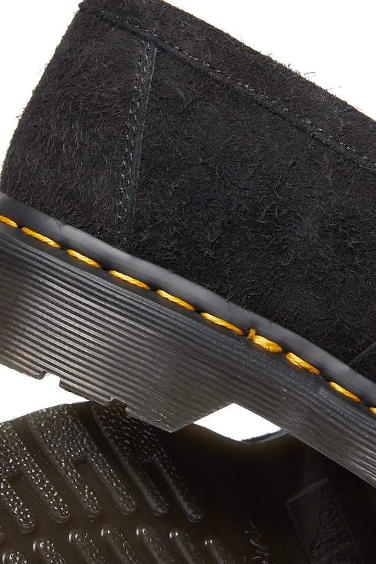 Dr. Martens mocasini din piele întoarsă Adrian Snaffle negru DM31895779