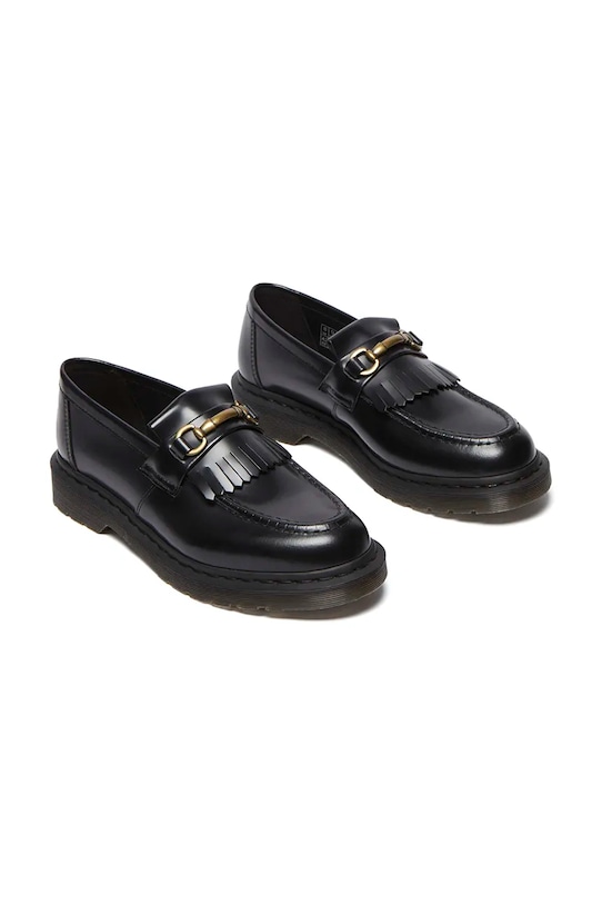 Dr. Martens mokasyny skórzane Adrian Snaffle DM32102001 czarny AW24