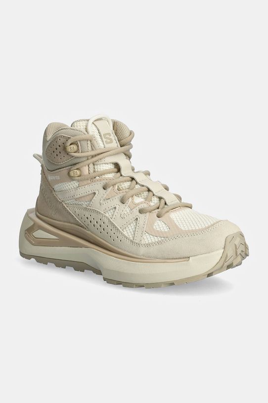 Обувки Salomon ODYSSEY ELMT MID Gore-Tex текстилен бежов L47437300