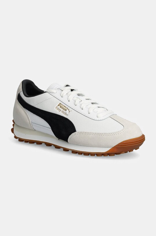 Kožené tenisky Puma Easy Rider Mix usňová koža biela 399025