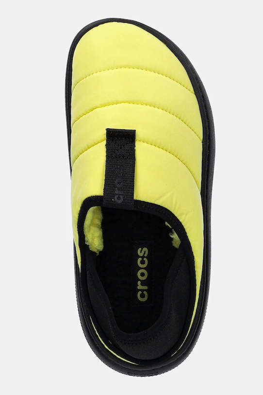 Crocs papuci de casa Classic Puff Moc galben 210706.77K