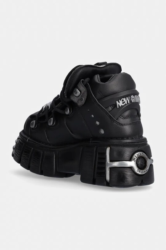 Boty Tenisky New Rock Negro Tower + Negro Acero M.106.VS1 černá