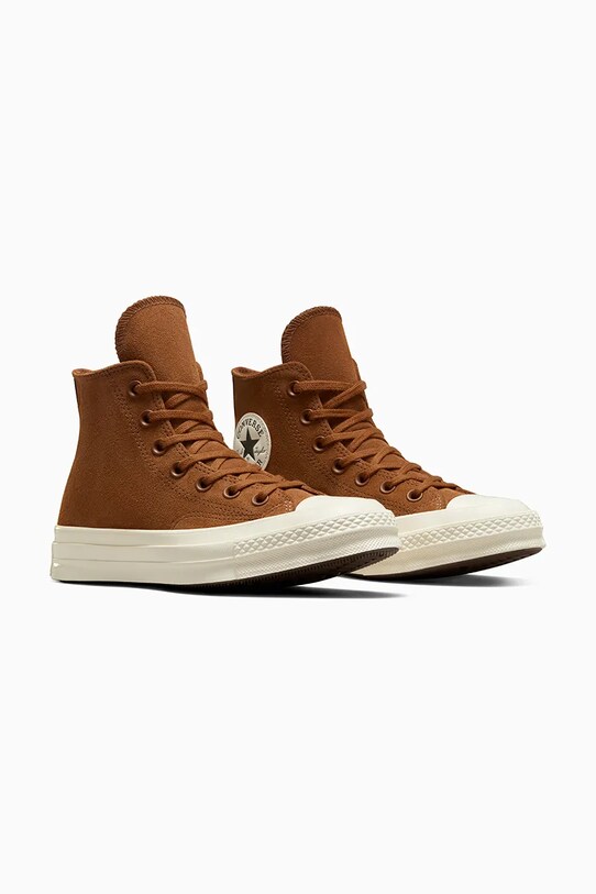 Semišové tenisky Converse Chuck 70 A11135C hnedá AW24