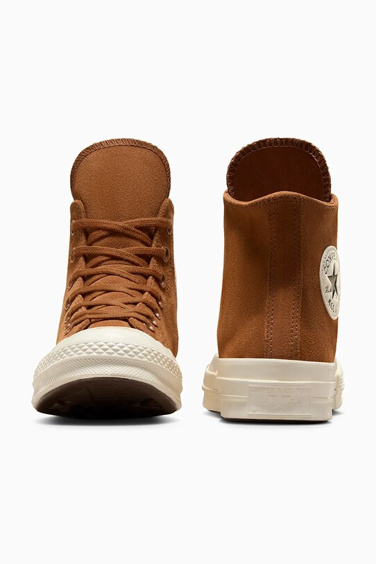 Obuv Semišové tenisky Converse Chuck 70 A11135C hnedá