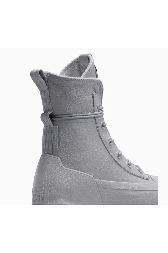 Δερμάτινα ελαφριά παπούτσια Converse Chuck Taylor All Star Lugged 2.0 CC γκρί A12344C