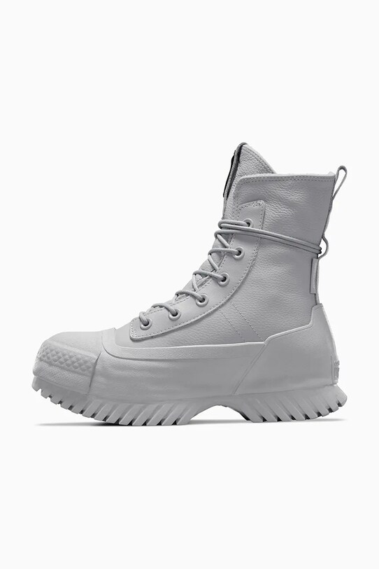 Δερμάτινα ελαφριά παπούτσια Converse Chuck Taylor All Star Lugged 2.0 CC A12344C γκρί