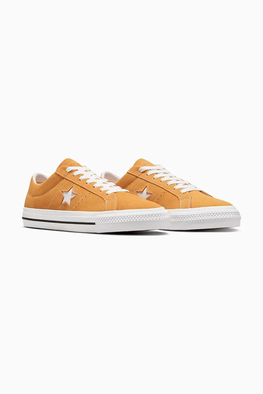 Converse sneakers din piele intoarsă One Star PRO A09231C galben AW24