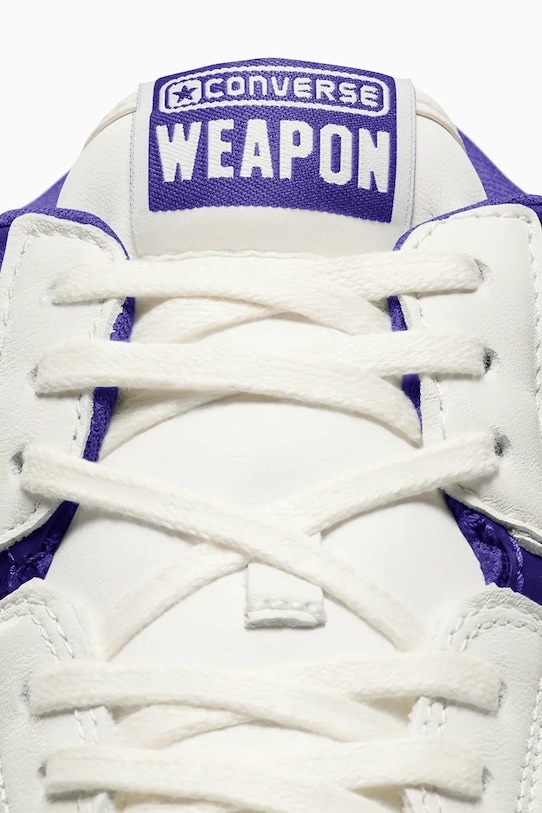 Kožne tenisice Converse Weapon Old Money bijela A11211C