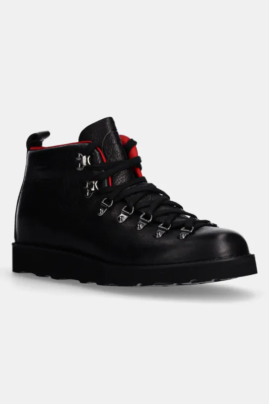 Fracap leather shoes Magnifico Roc flat black MAGNIFICO.M120.ROC.BLK