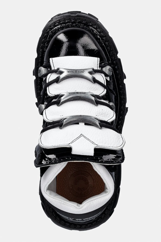 New Rock sneakersy skórzane M-106-S119 Ankle Boot Imperfect czarny M.106.S119