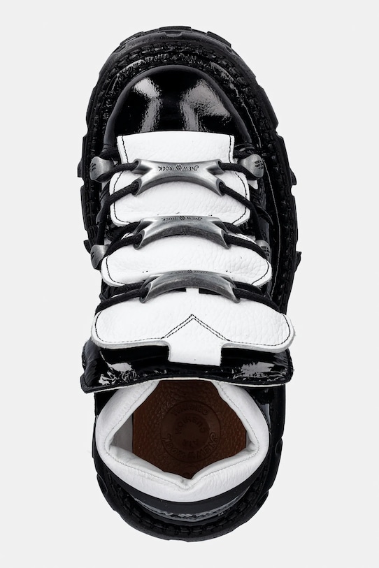 New Rock sneakersy skórzane M-106-S119 Ankle Boot Imperfect czarny M.106.S119