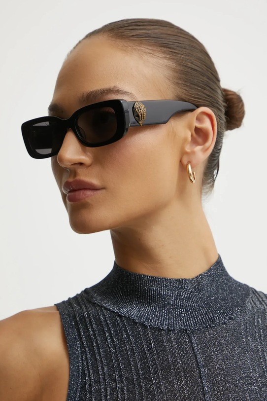 Sluneční brýle Kurt Geiger London obdélníkový černá 2798100679