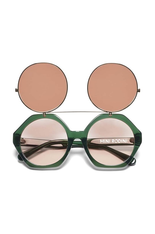 Chłopiec Mini Rodini okulary przeciwsłoneczne dziecięce 2466011575 zielony