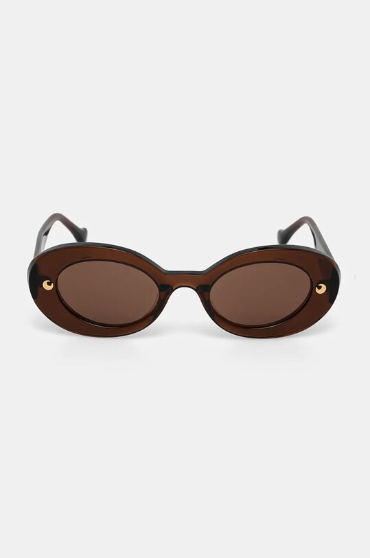 Nanushka okulary przeciwsłoneczne GIVA NW23CRSG00776 brązowy AW24