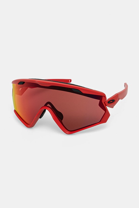Γυαλιά ηλίου Oakley Wind Jacket 2.0 γεωμετρικό κόκκινο OO9418