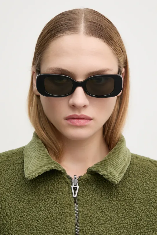 Sluneční brýle LINDA FARROW LOLA hladký s detaily černá LFL1117C1SUN