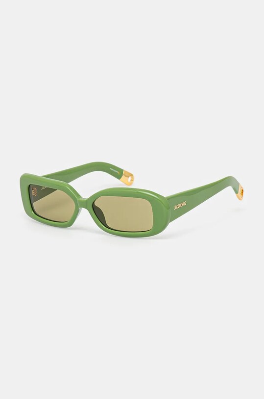 Jacquemus okulary przeciwsłoneczne ROND przezroczysta zielony JAC11C3SUN