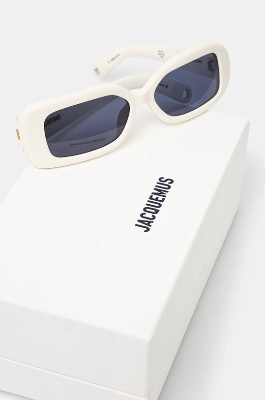 Jacquemus okulary przeciwsłoneczne ROND biały JAC11C2SUN