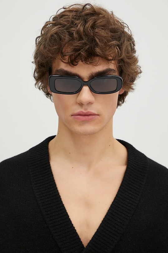 Jacquemus ochelari de soare ROND negru JAC11C1SUN