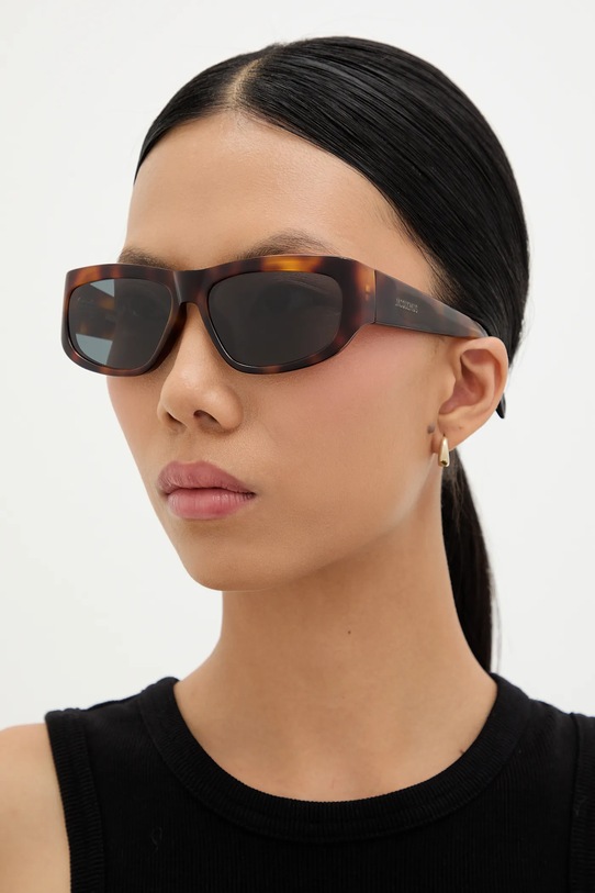 Slnečné okuliare Jacquemus PILOTA JAC2C4SUN hnedá SS25