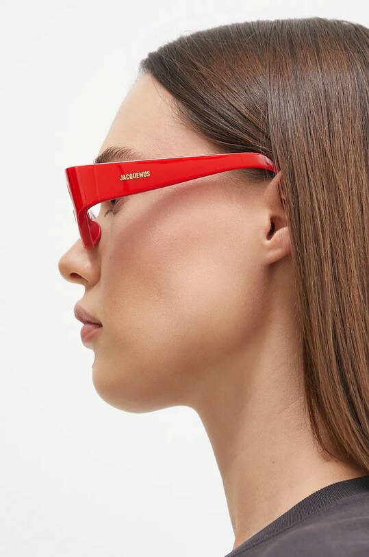 Sunčane naočale Jacquemus OVALO JAC4C8SUN crvena SS25