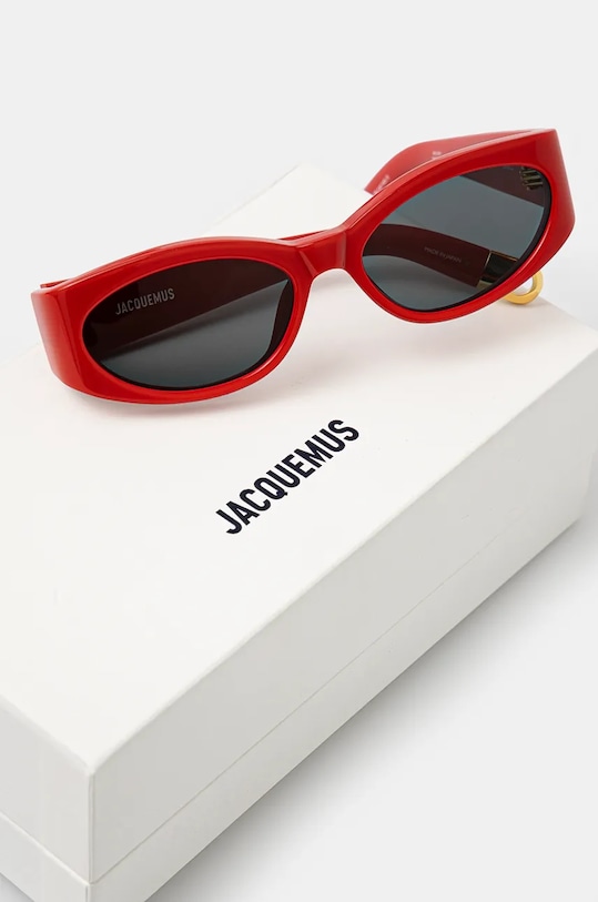 Accesorii Jacquemus ochelari de soare OVALO JAC4C8SUN rosu