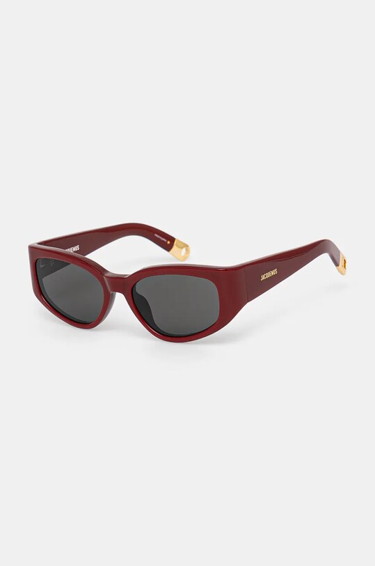 Jacquemus okulary przeciwsłoneczne GALA gradientowa bordowy JAC5C3SUN