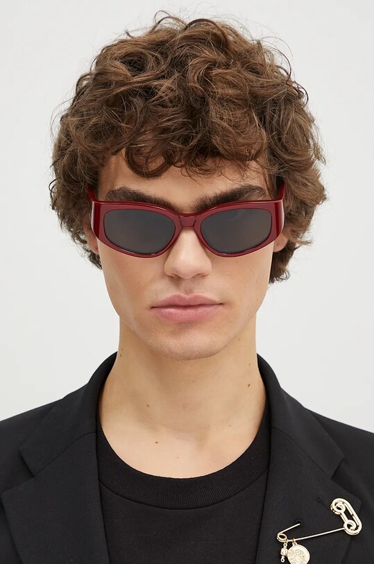 Jacquemus okulary przeciwsłoneczne GALA JAC5C3SUN bordowy