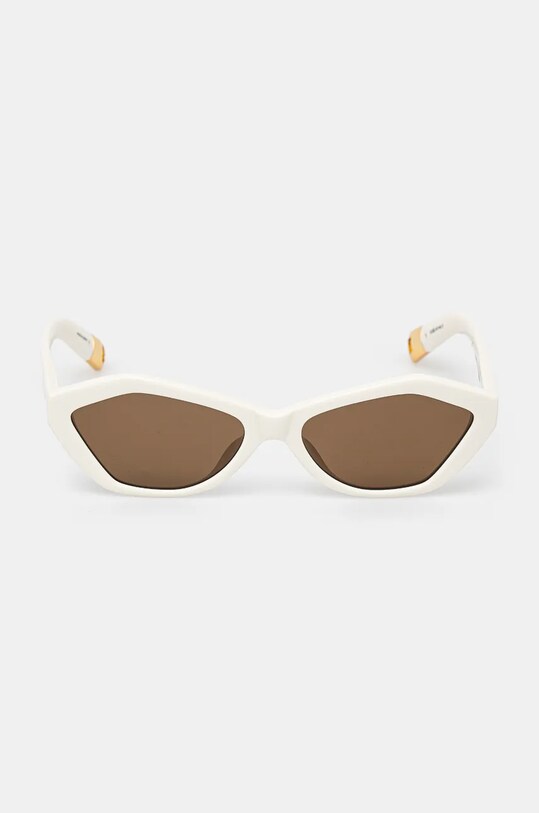 Jacquemus ochelari de soare BAMBINO JAC42C3SUN alb SS25