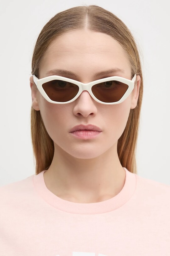 Jacquemus occhiali da sole BAMBINO a tinta unita bianco JAC42C3SUN