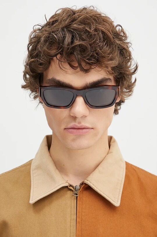 Jacquemus okulary przeciwsłoneczne MERIDIANO JAC9C2SUN brązowy
