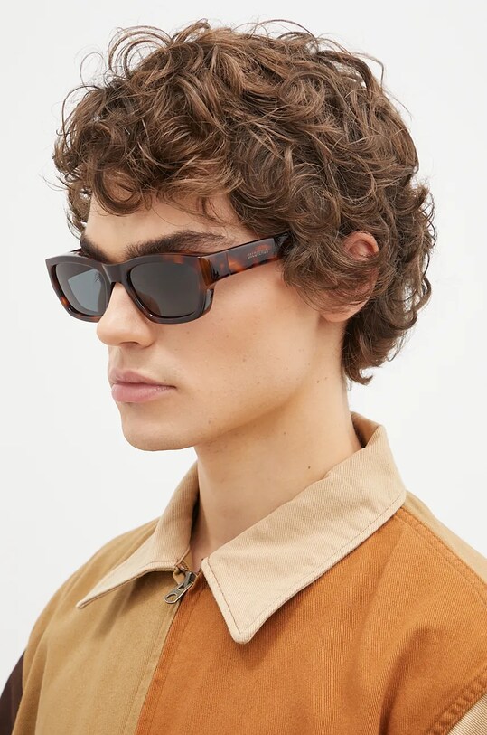 Jacquemus okulary przeciwsłoneczne MERIDIANO brązowy JAC9C2SUN