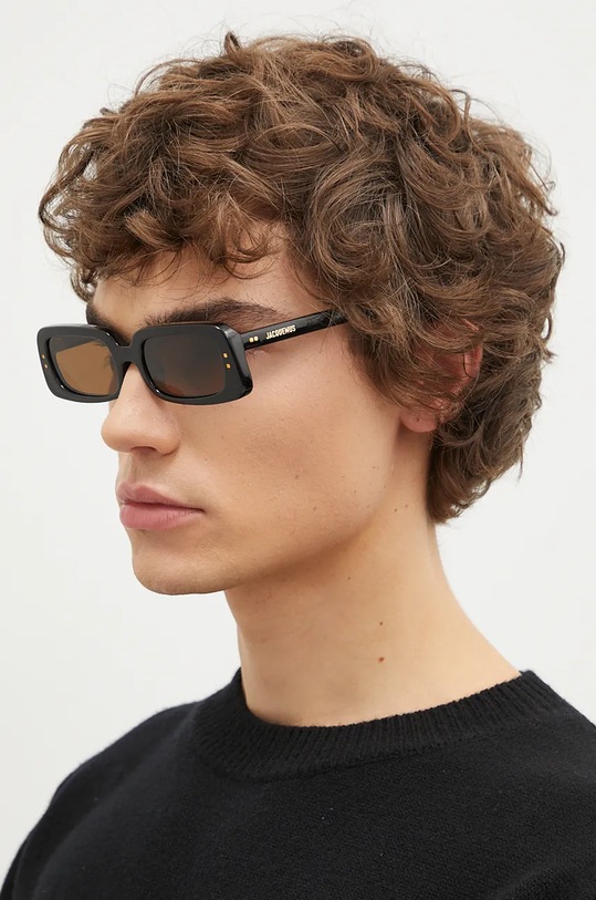 Jacquemus ochelari de soare AZZURO negru JAC47C1SUN