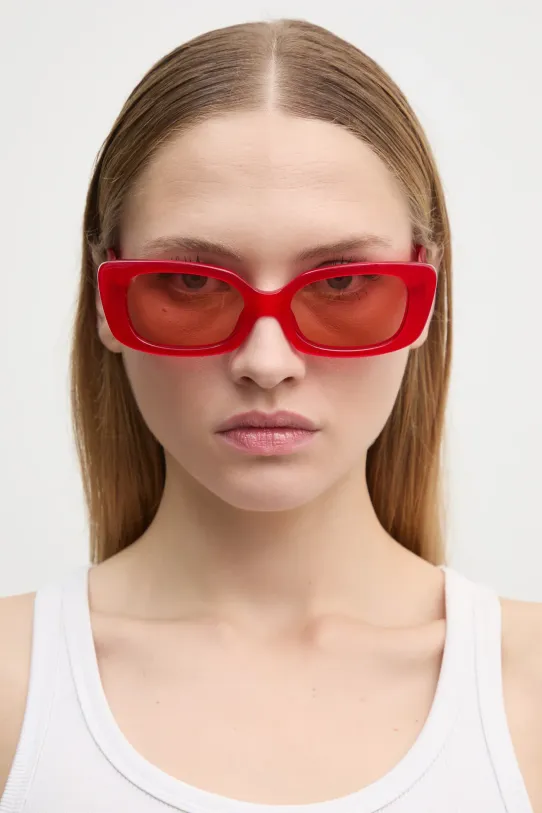 Slnečné okuliare MAGDA BUTRYM x LINDA FARROW jednofarebné červená MAGDA16C2SUN