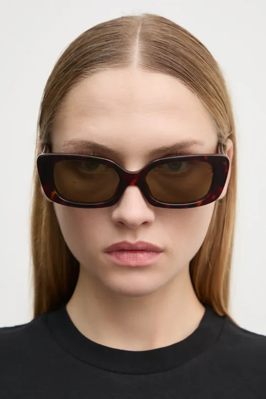 MAGDA BUTRYM okulary przeciwsłoneczne jednolita brązowy MAGDA16C3SUN