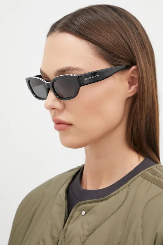 MAGDA BUTRYM sunglasses x Linda Farrow cat-eye black MAGDA4C7SUN