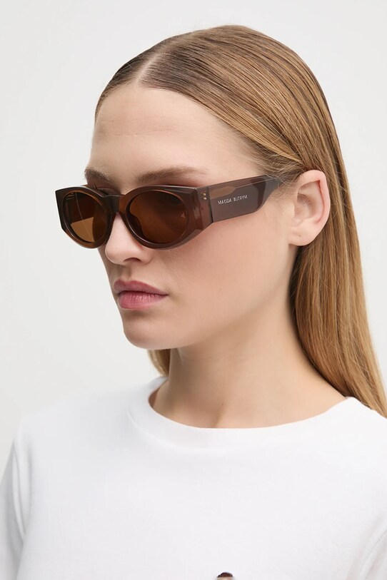 MAGDA BUTRYM okulary przeciwsłoneczne MAGDA30C2SUN brązowy SS25