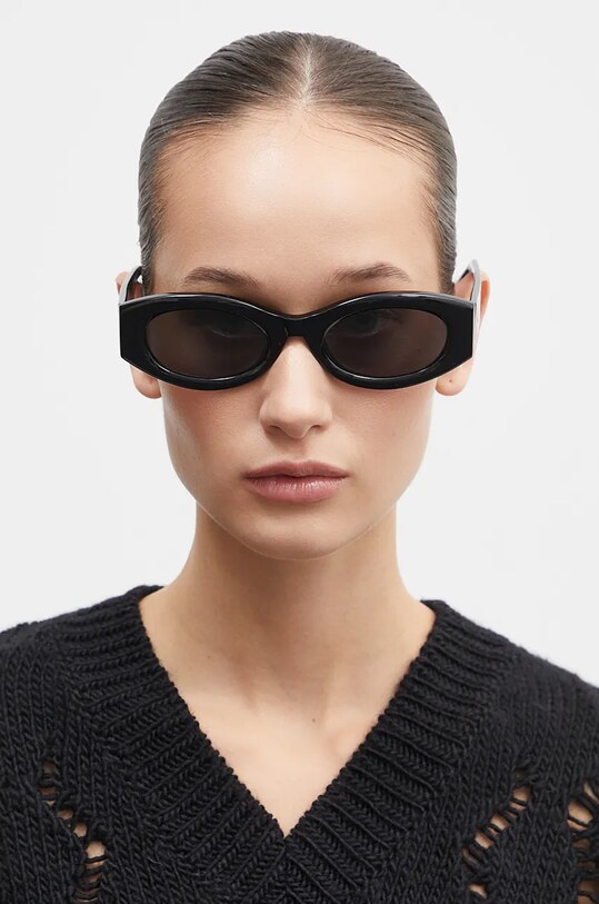 The Attico okulary przeciwsłoneczne BERTA ATTICO38C1SUN czarny